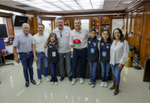 Recibe Marco Bonilla a Benjamín Gil, manejador de la Selección Mexicana de Béisbol