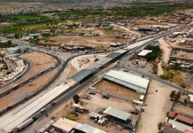 Concluye Municipio con éxito montaje de trabes en Paso Superior carretera Aldama y avenida Fuerza Aérea