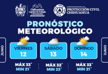 Prevén lluvias para el fin de semana en Chihuahua Capital, emite Protección Civil Municipal recomendaciones