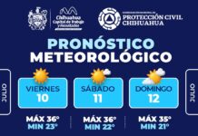 Temperaturas de hasta 36°C y probabilidad de lluvias ligeras para este fin: Municipio