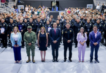 Marco Bonilla cumple con la dignificación policial; ascienden a 65 elementos de la Policía Municipal