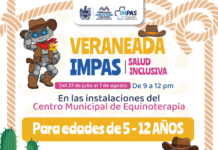 Invita Gobierno Municipal a participar en la “Veraneada IMPAS: Salud Inclusiva”