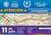 Recuerda, habrá afecciones en la circulación en el Centro de la ciudad por Cabalgata Villista