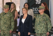 Maru Campos participa en acto conmemorativo por el Día Internacional de la Destrucción de Armas de Fuego en Ciudad Juárez
