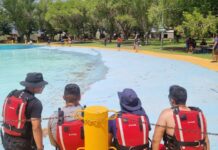 Refuerzan Bomberos atención en rescates en aguas rápidas mediante una capacitación