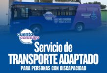 Promueve Desarrollo Humano uso de transporte adaptado para personas con discapacidad