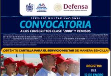 Recuerda Municipio a jóvenes de la Clase 2008 y remisos tramitar su Cartilla del Servicio Militar Nacional