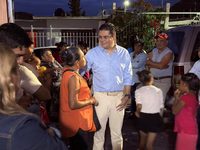Rafa Loera mantiene dinámica de escucha activa; recorre el sur de la ciudad y se reúne con el Club Rotario