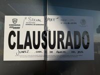 Realiza Gobernación Estatal 307 inspecciones y clausura 23 establecimientos durante la última semana