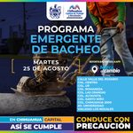 Atenderá Municipio diez zonas con bacheo este martes 25 de agosto