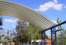 Construcción de domo en parque “Plaza Satélite” lleva más de 70% de avance: Municipio