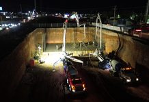 Supervisa SCOP colado masivo en Paso Inferior Tecnológico y avenida Los Arcos