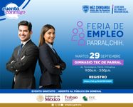 Invita STPS a la Feria de Empleo en Parral, se ofertarán más de mil empleos