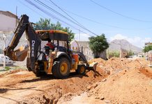 Comienza Municipio trabajos de pavimentación de dos calles en la colonia Valle Dorado