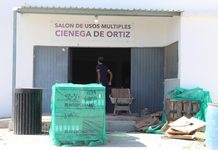 Últimos detalles de la remodelación del salón de usos múltiples en Ciénega de Ortiz: Municipio