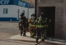 Preparan a policías y bomberos en escenarios reales dentro del pueblo táctico del ISSCUU