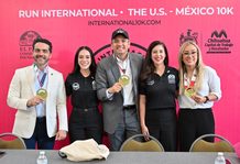 Invita Marco Bonilla a chihuahuenses a sumarse a la carrera binacional The U.S.-Mexico 10K