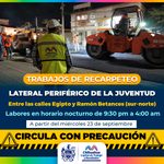 ¡ALERTA VIAL! Realizará Municipio recarpeteo nocturno en lateral del periférico de la Juventud