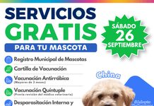 Invita Municipio a jornada gratuita de vacunación para animales de compañía en Vistas Cerro Grande