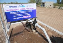 Inaugura JCAS pozo de agua potable en Julimes