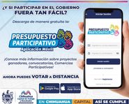 Invita Municipio a descargar la app del Presupuesto Participativo para conocer proyectos y elegir