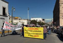 Afectados por Aras se trasladan a Fiscalía; serán recibidos por Francisco Sáenz