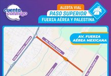 Suspenderán circulación en la avenida Fuerza Aérea por montaje de las primeras trabes del paso superior