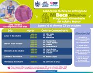 Conoce las fechas de entrega del programa alimentario Mi Beca Chihuahua para personas adultas mayores