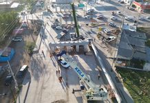 Supervisa SCOP montaje de las primeras trabes en el puente de Palestina y Fuerza Aérea