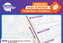 Anuncia SCOP desvío vial por inicio de excavaciones en obra del Paso Superior