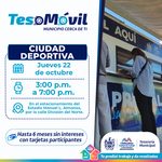 Llevará Municipio el Teso Móvil a la Ciudad Deportiva este jueves 22 de octubre