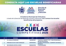 Publica Municipio lista de instituciones beneficiadas de programa «Escuelas Competitivas»