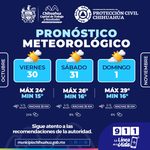 Pronostican días cálidos con poca probabilidad de lluvias para este fin: Municipio